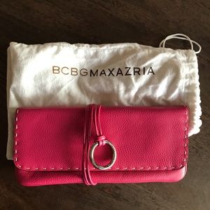 BCBG Max Azria Pink Clutch / Shoulder Bag